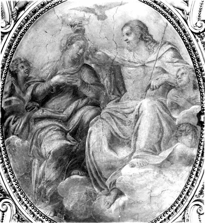 Incoronazione di Maria (dipinto) di Tacconi Innocenzo, Carracci Annibale (sec. XVII)