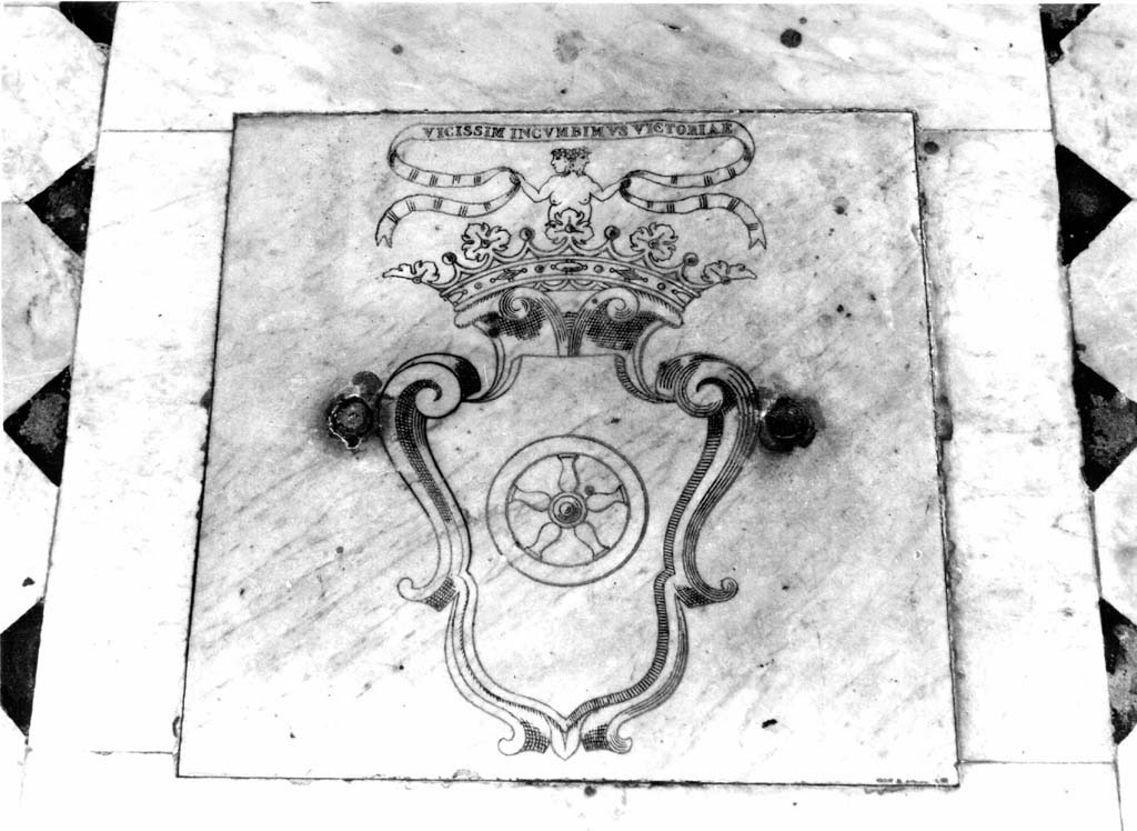 lapide tombale - ambito romano (seconda metà sec. XVI)