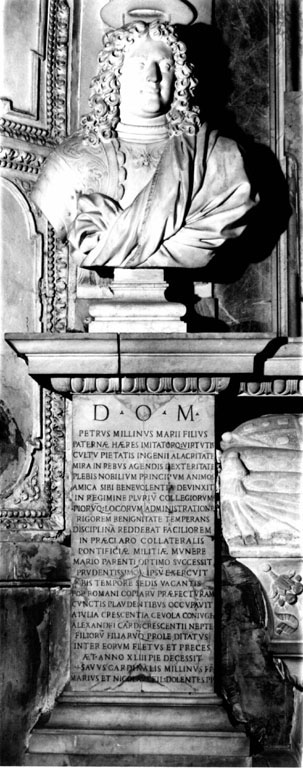 Ritratto di Pietro Mellini (busto) di Monnot Pierre-Etienne (fine sec. XVII)