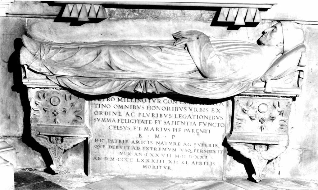 monumento funebre - ambito toscano (sec. XV)