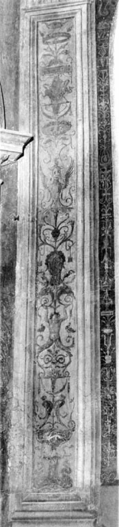 Pilastri a grottesche (decorazione pittorica) di Bernardino di Betto detto Pinturicchio (maniera) (fine/inizio secc. XV/ XVI)