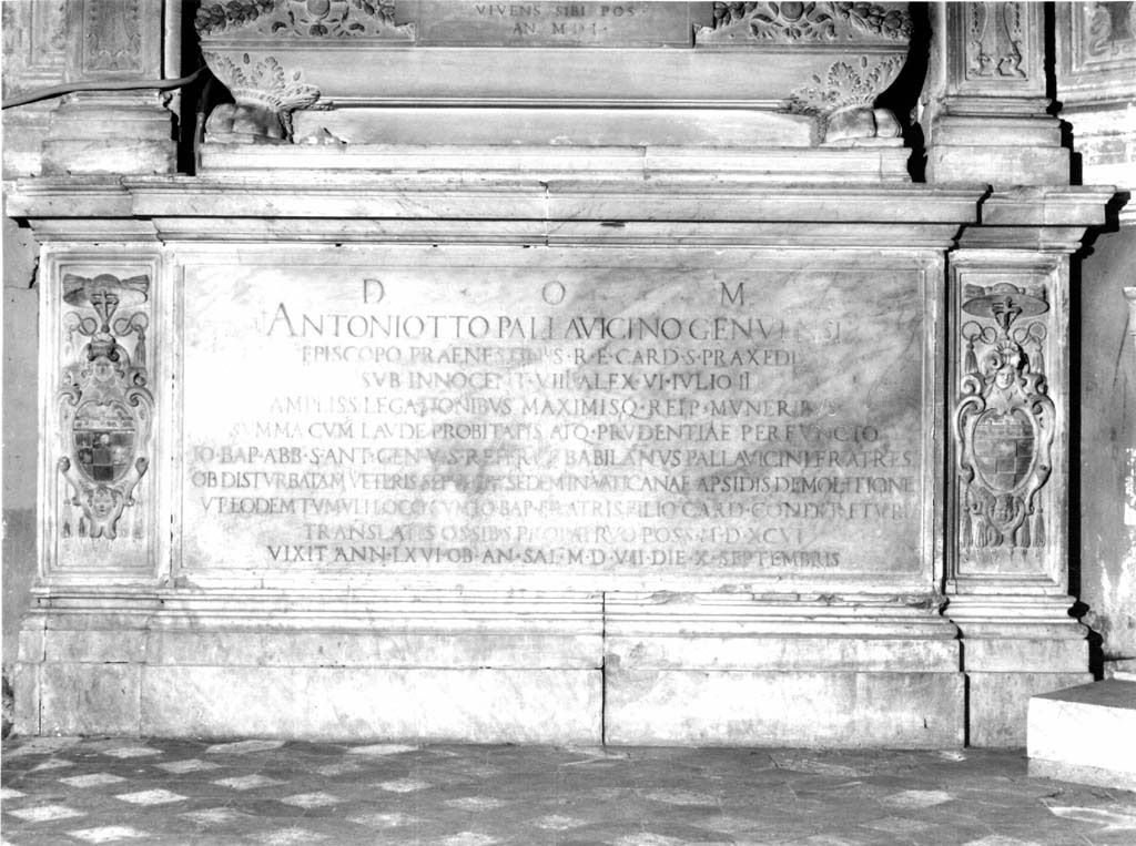 monumento funebre di Bregno Andrea (sec. XVI, sec. XVI)