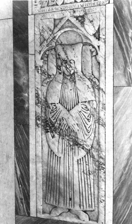 lapide tombale - ambito romano (sec. XV)