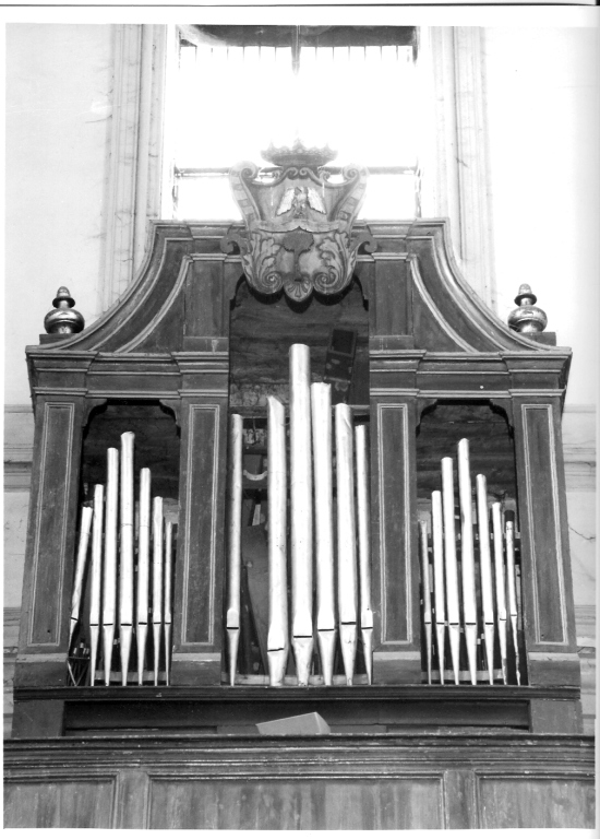 cassa d'organo - ambito laziale (sec. XVIII)