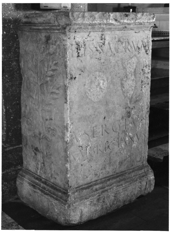 stele - ambito laziale (secc. XI/ XII)