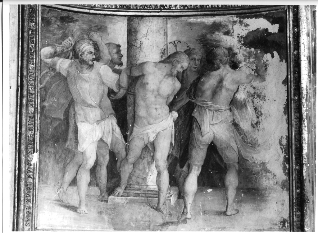 flagellazione di Cristo (dipinto) - ambito laziale (fine sec. XVI)