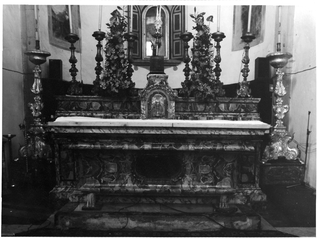 altare maggiore - ambito laziale (inizio sec. XVIII)