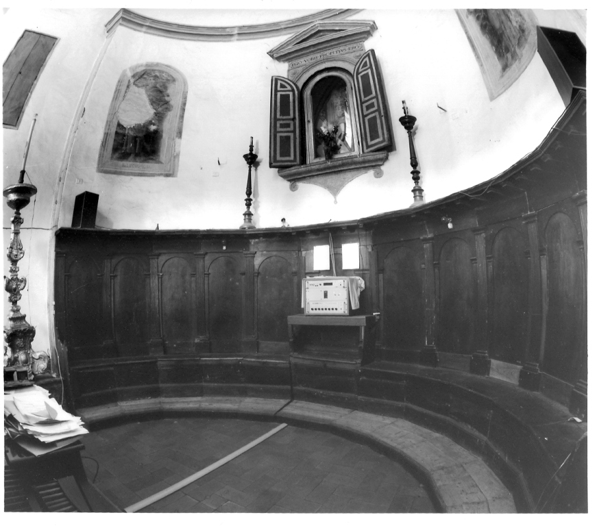 stalli del coro - ambito laziale (inizio sec. XVIII)