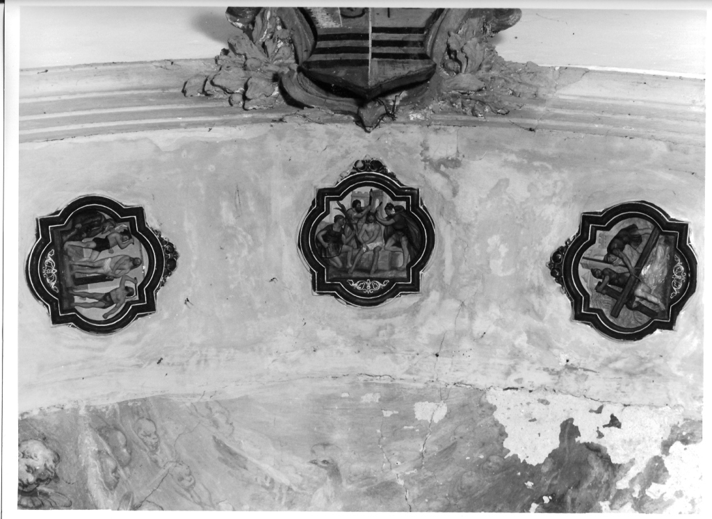 flagellazione di Cristo (formella) - ambito laziale (sec. XIX)