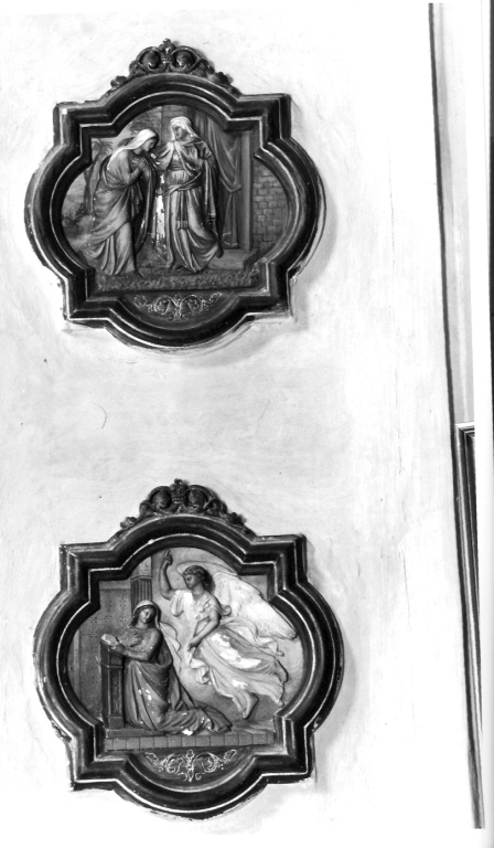 Annunciazione (formella) - ambito laziale (sec. XIX)