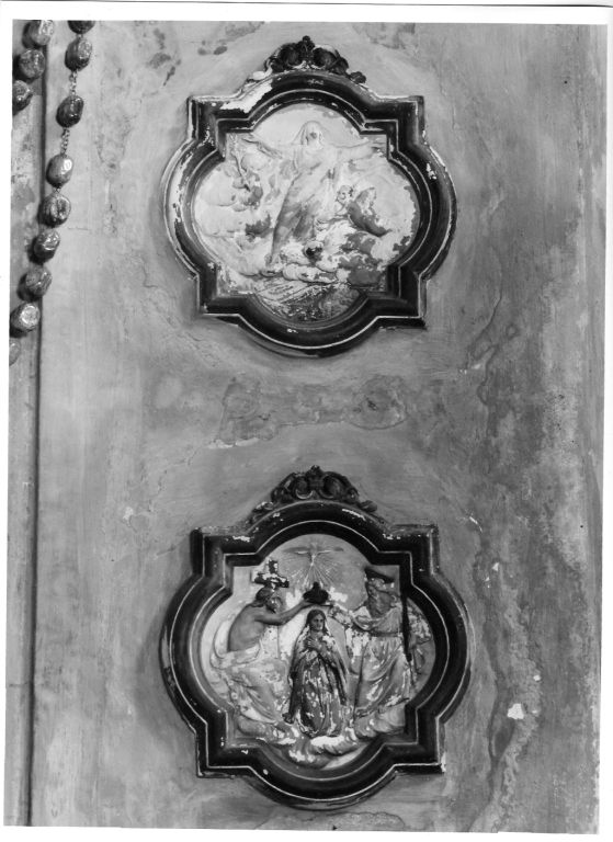 incoronazione di Maria Vergine (formella) - ambito laziale (sec. XIX)