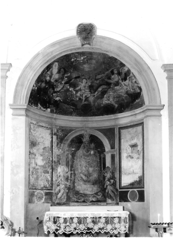 Madonna di Loreto (dipinto, complesso decorativo) - ambito laziale (inizio sec. XVIII)