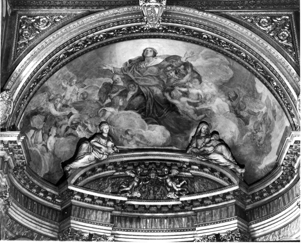 assunzione della Madonna (dipinto) di Traversari Giovanni (sec. XIX)