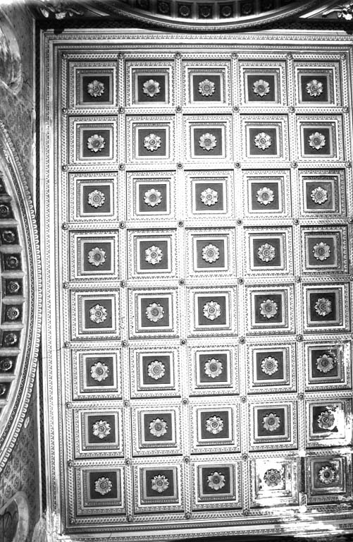soffitto a cassettoni di D'Amico Domenico, Anfossi Luigi (sec. XIX)