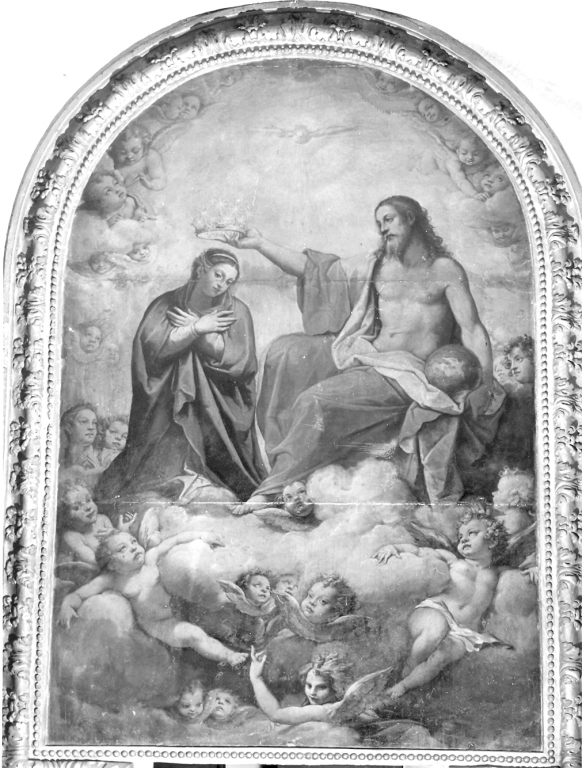 incoronazione di Maria Vergine (dipinto) di Zuccari Federico (sec. XVI)