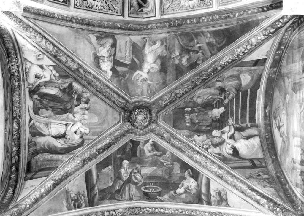 storie della vita di Maria Vergine (dipinto, ciclo) di Bonaccorsi Pietro detto Perin del Vaga, Zuccari Taddeo, Zuccari Federico (sec. XVI)