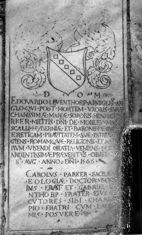 lapide tombale - ambito romano (sec. XVI)