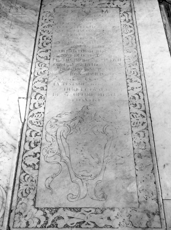 lapide tombale - ambito romano (sec. XVII)