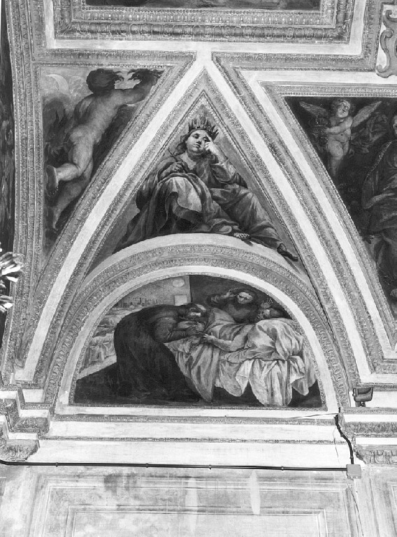 allegoria del Libero Arbitrio (dipinto) di Baldi Lazzaro (e aiuti) (sec. XVII)