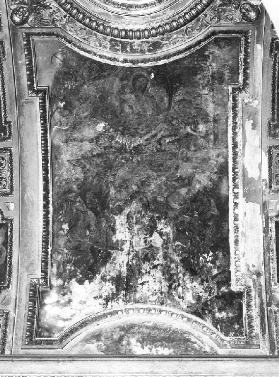 recupero dell'immagine di Maria dalla chiesa di San Rocco (dipinto) - ambito romano (secc. XVII/ XVIII)