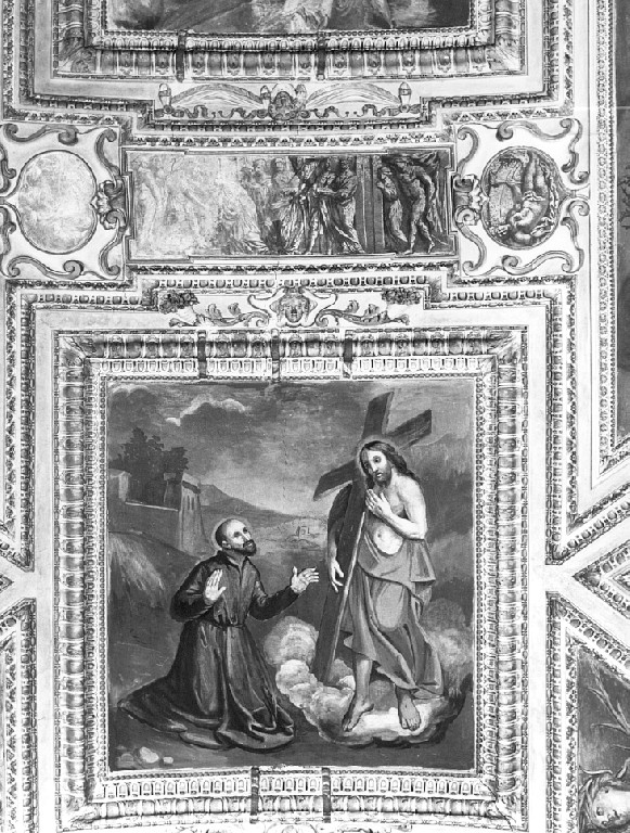 San Francesco Saverio accolto dal principe del Giappone (dipinto) di Baldi Lazzaro (e aiuti) (sec. XVII)