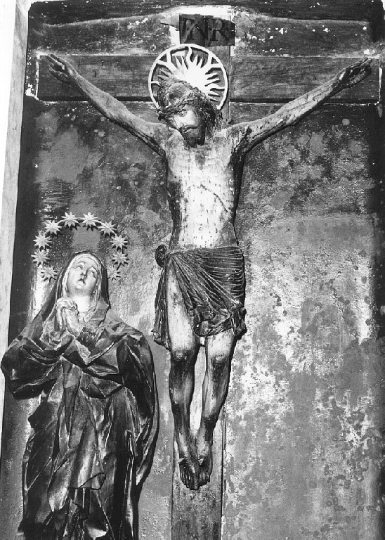 Cristo crocifisso (scultura) - ambito romano (seconda metà, prima metà sec. XVI, sec. XX)