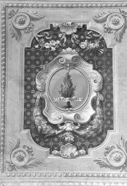simboli mariani (dipinto) - ambito romano (sec. XIX)