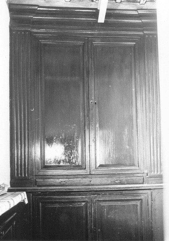 armadio da sacrestia - ambito romano (fine/inizio secc. XVII/ XVIII)