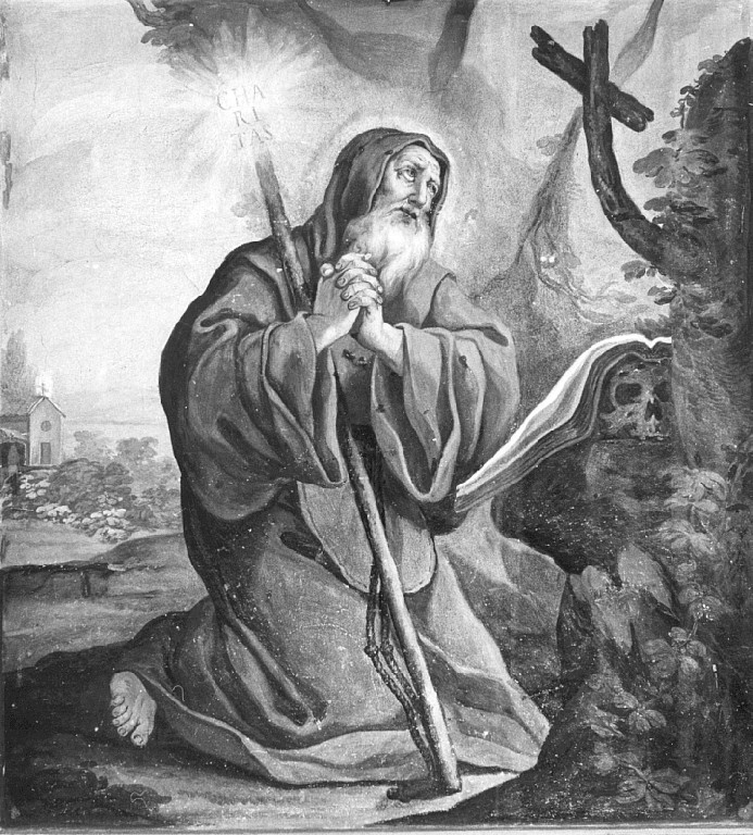 San Francesco di Paola (dipinto) di Sortini Gaetano (sec. XVIII)