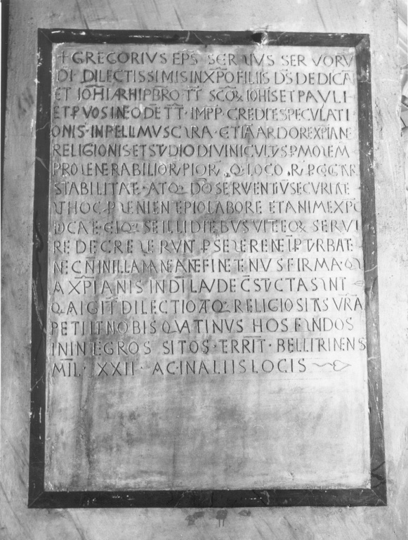 lapide - ambito romano (seconda metà sec. XI)