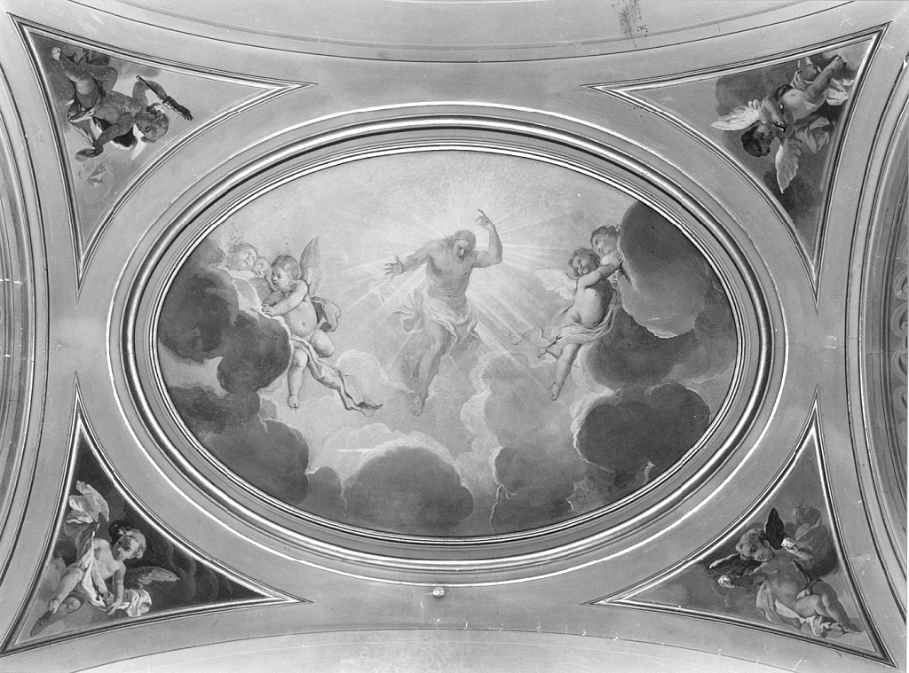 Cristo risorto (dipinto) di Milani Aureliano (sec. XVIII)