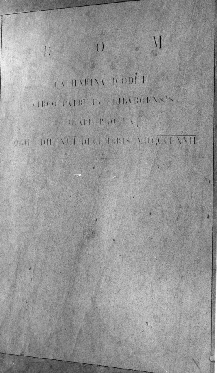 lapide - ambito romano (sec. XIX)