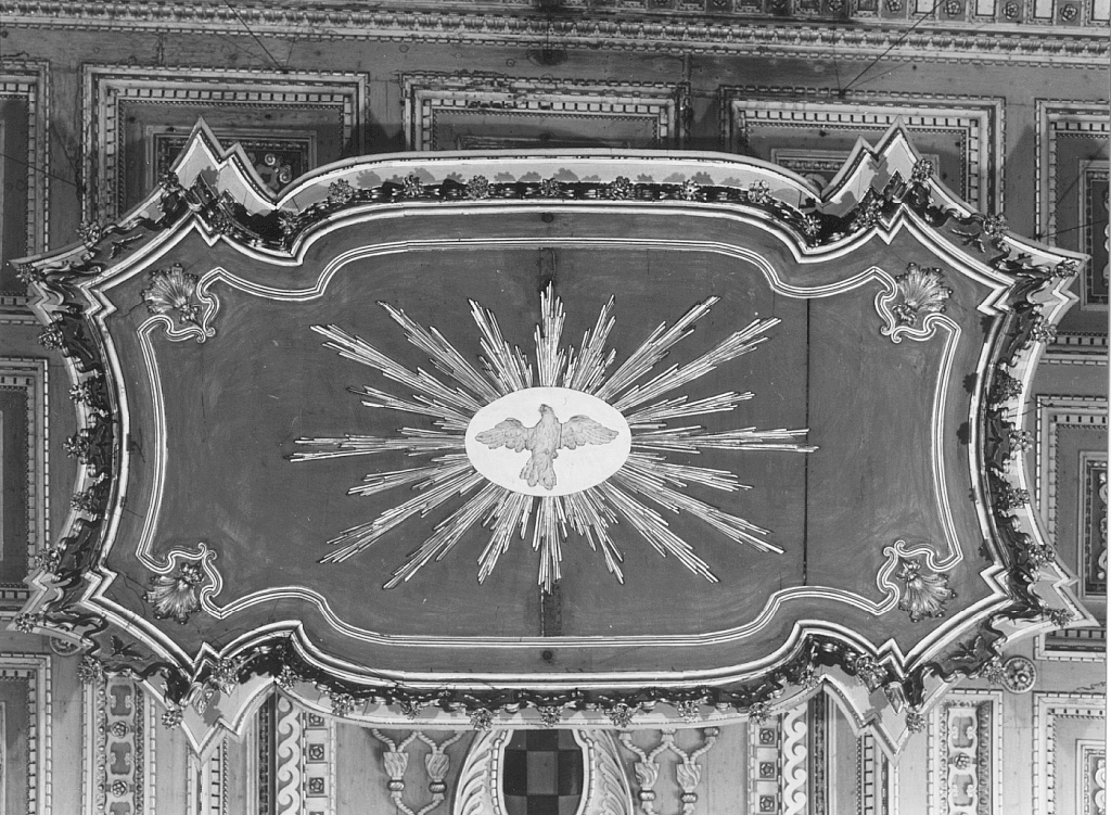 baldacchino - ambito romano (primo quarto sec. XVIII)