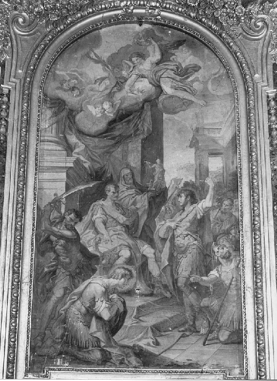 martirio dei Santi Paolo e Giovanni (dipinto) di Triga Giacomo (sec. XVIII)