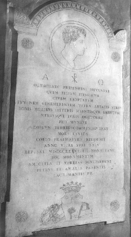 lapide - ambito romano (sec. XIX)