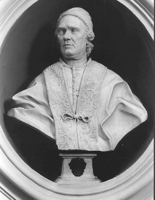 papa Clemente XIV (busto) - ambito romano (sec. XVIII)