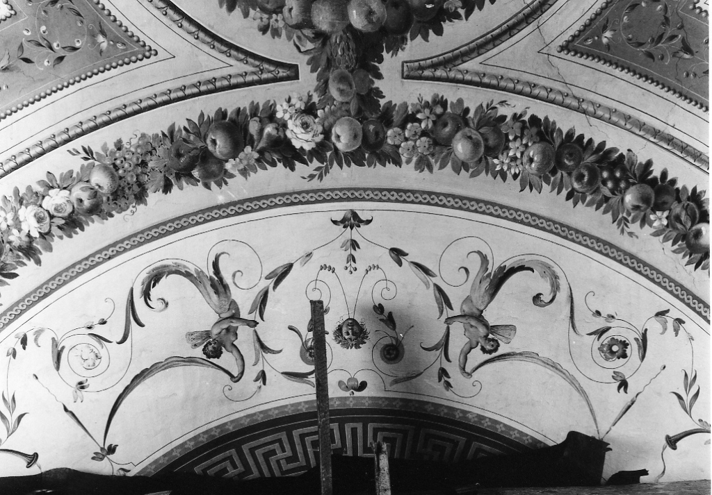 motivi decorativi a grottesche (dipinto) di Coccetti Liborio (sec. XVIII)