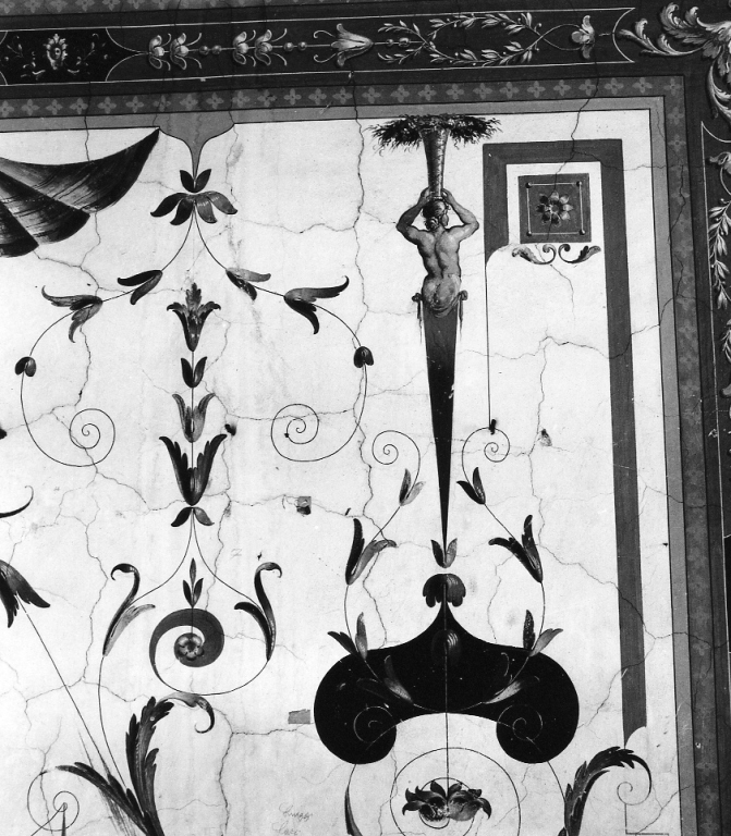 motivi decorativi a grottesche (dipinto) di Coccetti Liborio (sec. XVIII)