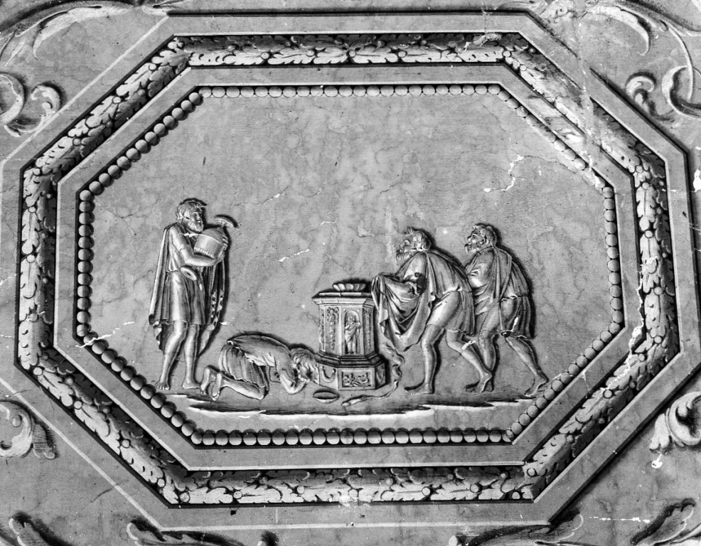 scena di libagione (dipinto) di Coccetti Liborio (sec. XVIII)
