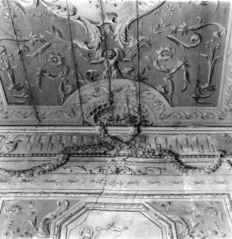 motivi decorativi a grottesche (dipinto, ciclo) di Coccetti Liborio (sec. XVIII)