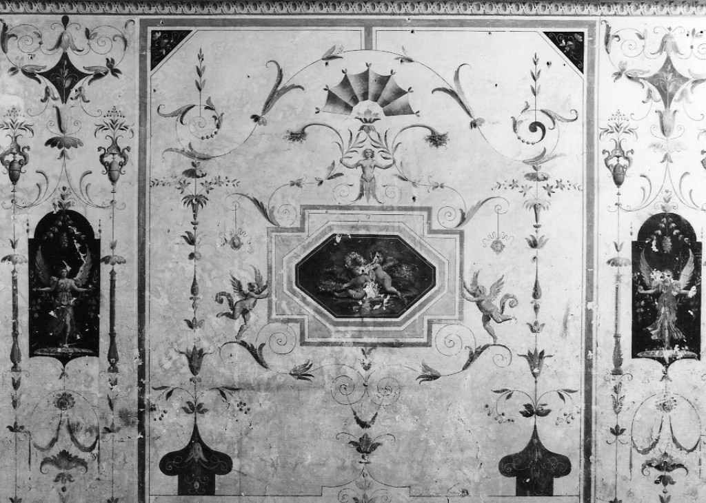 motivi decorativi a grottesche (dipinto) di Coccetti Liborio (sec. XVIII)