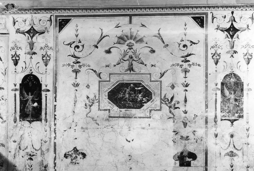 motivi decorativi a grottesche (dipinto) di Coccetti Liborio (sec. XVIII)