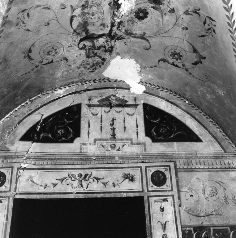 motivi decorativi a grottesche (dipinto) di Coccetti Liborio (sec. XVIII)