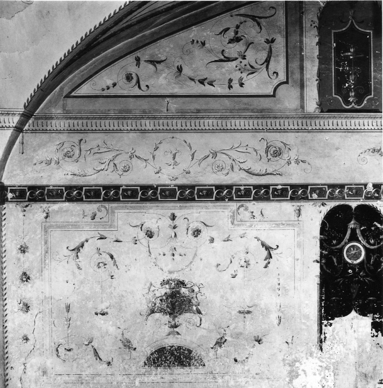 motivi decorativi a grottesche (dipinto) di Coccetti Liborio (sec. XVIII)