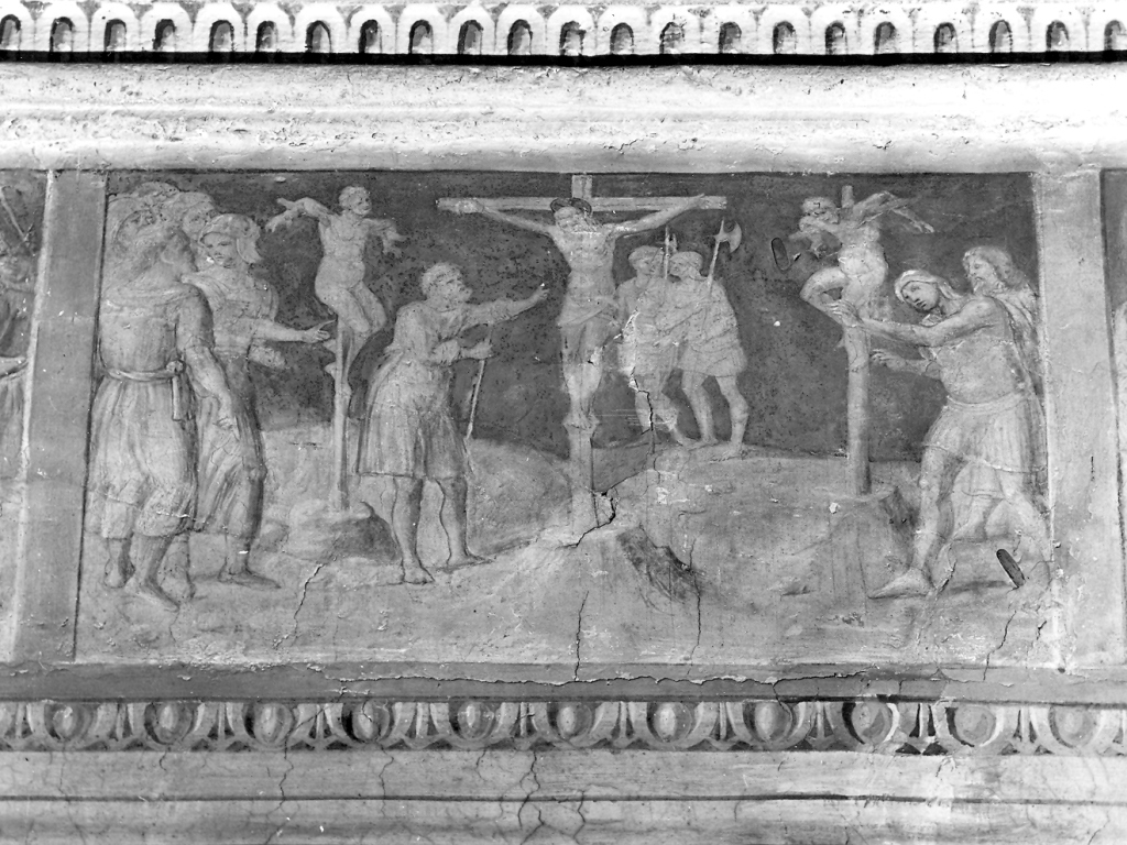 crocifissione (dipinto) - ambito umbro (sec. XVI)