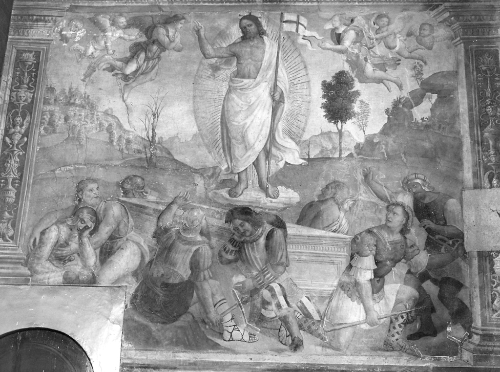 resurrezione di Cristo (dipinto) - ambito umbro (sec. XVI)