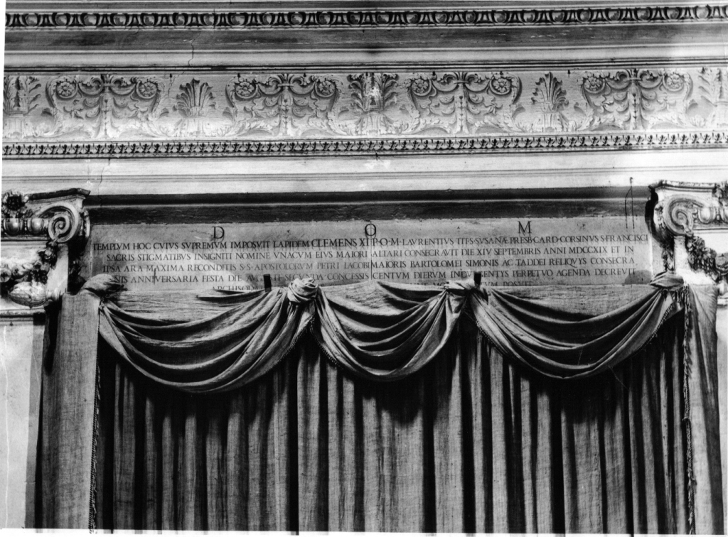 lapide - ambito romano (sec. XVIII)