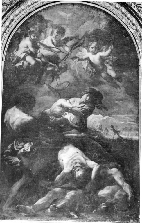 martirio dei Santi Quaranta martiri (pala d'altare) di Brandi Giacinto (sec. XVII)