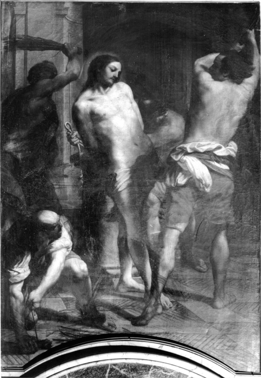 flagellazione di Cristo (dipinto) di Benefial Marco (sec. XVIII)