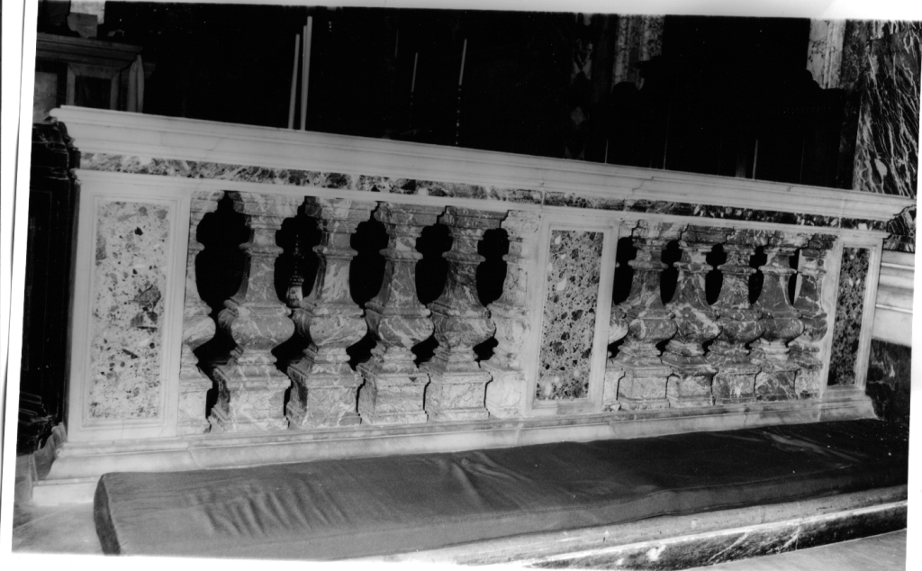 balaustrata - ambito romano (sec. XVII)